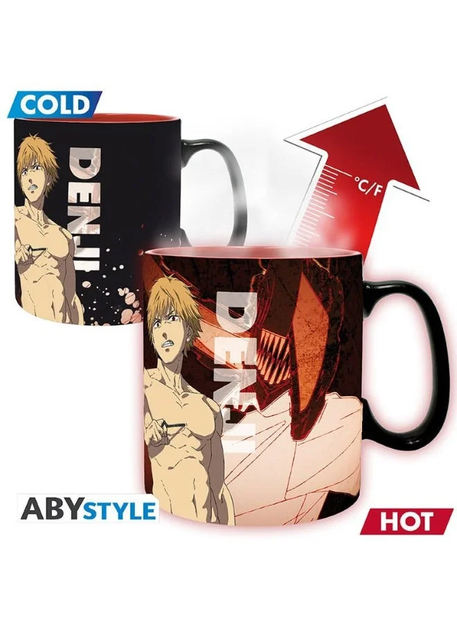 ABYstyle AbyStyleCHAINSAW MAN - Mug Heat Change- 460ml- Denji & Aki
